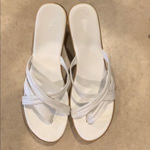 Bass White Sorrento Sandals